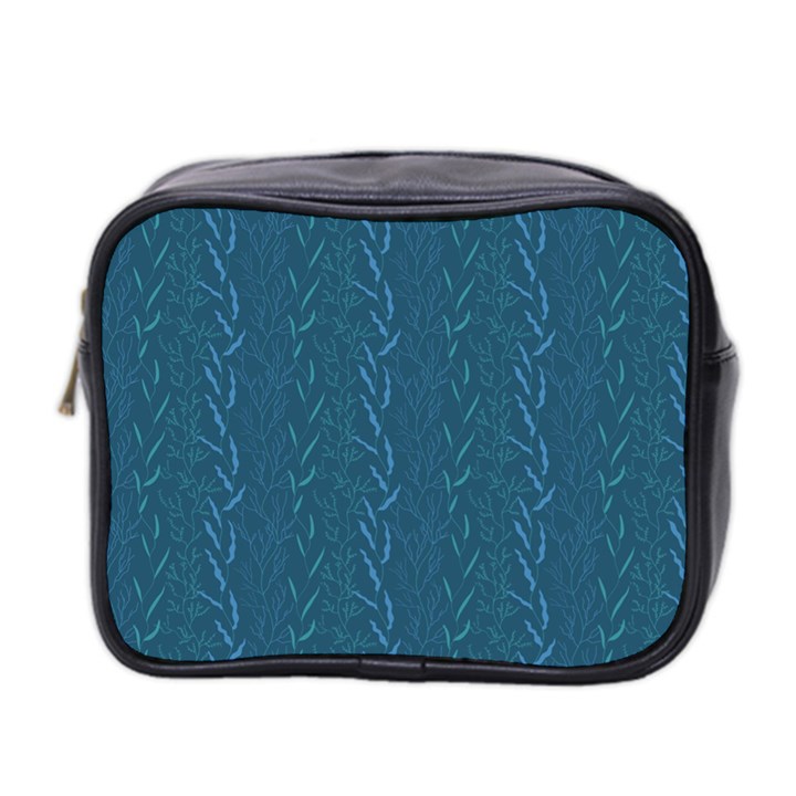 Algae and aquatic plants Mini Toiletries Bag (Two Sides)