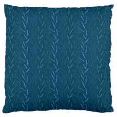 Algae And Aquatic Plants Large Cushion Case (two Sides) by SychEva