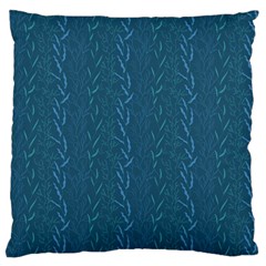 Algae And Aquatic Plants Large Flano Cushion Case (one Side) by SychEva