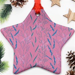 Undersea World  Plants And Starfish Ornament (star) by SychEva