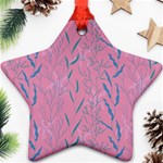 Undersea World  Plants And Starfish Ornament (Star) Front