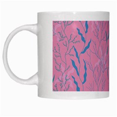 Undersea World  Plants And Starfish White Mugs by SychEva