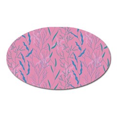 Undersea World  Plants And Starfish Oval Magnet by SychEva