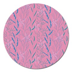 Undersea World  Plants And Starfish Magnet 5  (round) by SychEva