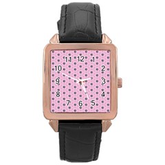 Sweet Sweets Rose Gold Leather Watch  by SychEva