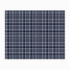 Pattern Carreaux Bleu/blanc Small Glasses Cloth (2 Sides) by kcreatif