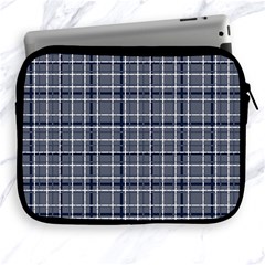 Pattern Carreaux Bleu/blanc Apple Ipad 2/3/4 Zipper Cases by kcreatif