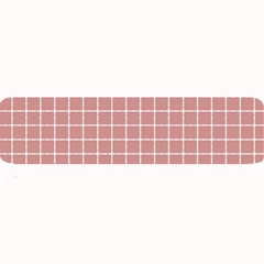 Abstrait carreaux rose/blanc Large Bar Mats