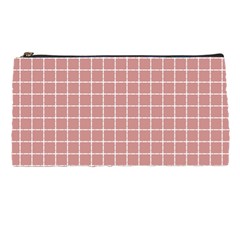 Abstrait carreaux rose/blanc Pencil Case