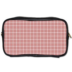 Abstrait carreaux rose/blanc Toiletries Bag (One Side)