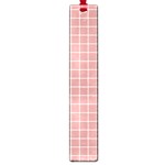 Abstrait carreaux rose/blanc Large Book Marks Front