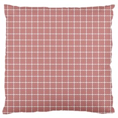 Abstrait carreaux rose/blanc Standard Flano Cushion Case (Two Sides)