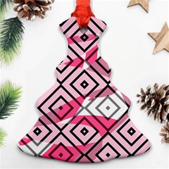 Patternabstraitrosenoir65 Christmas Tree Ornament (two Sides) by kcreatif