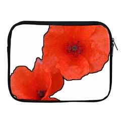 Coquelicots Fleurs Apple Ipad 2/3/4 Zipper Cases by kcreatif