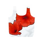 Coquelicots Fleurs Full Print Recycle Bag (S) Front