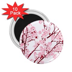 Fleurs De Cerisier 2 25  Magnets (10 Pack)  by kcreatif