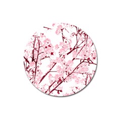 Fleurs De Cerisier Magnet 3  (round) by kcreatif