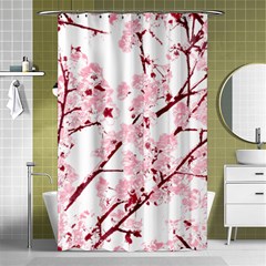 Fleurs De Cerisier Shower Curtain 48  X 72  (small)  by kcreatif