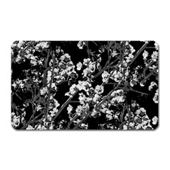 Fleurs De Cerisier Noir & Blanc Magnet (rectangular) by kcreatif