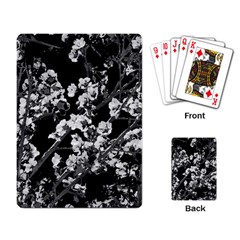 Fleurs De Cerisier Noir & Blanc Playing Cards Single Design (rectangle) by kcreatif