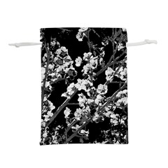 Fleurs De Cerisier Noir & Blanc Lightweight Drawstring Pouch (l) by kcreatif