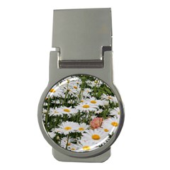 Champs De Marguerites Money Clips (round)  by kcreatif