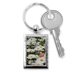 Champs De Marguerites Key Chain (rectangle) by kcreatif