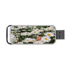 Champs De Marguerites Portable Usb Flash (two Sides) by kcreatif