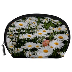 Champs De Marguerites Accessory Pouch (large) by kcreatif