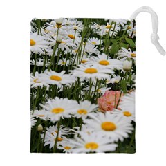 Champs De Marguerites Drawstring Pouch (5xl) by kcreatif