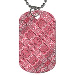 Fancy Ornament Pattern Design Dog Tag (Two Sides) Front