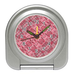 Fancy Ornament Pattern Design Travel Alarm Clock