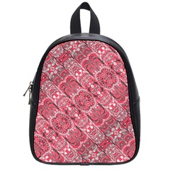 Fancy Ornament Pattern Design School Bag (small) by dflcprintsclothing