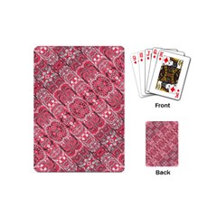 Fancy Ornament Pattern Design Playing Cards Single Design (mini)