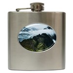 Green mountain Hip Flask (6 oz) Front