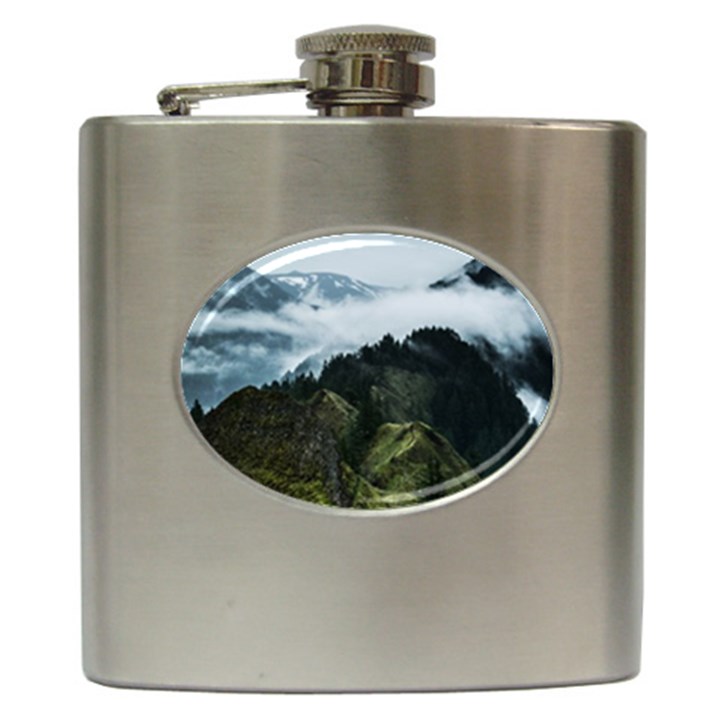 Green mountain Hip Flask (6 oz)