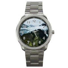 Green Mountain Sport Metal Watch by goljakoff