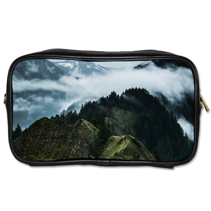 Green mountain Toiletries Bag (Two Sides)