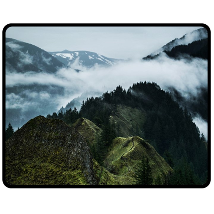 Green mountain Fleece Blanket (Medium) 