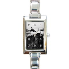 Whales Dream Rectangle Italian Charm Watch by goljakoff