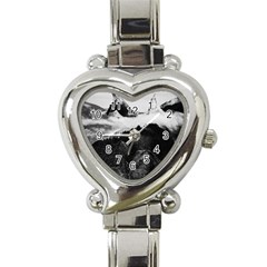 Whales Dream Heart Italian Charm Watch by goljakoff