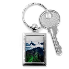 Whales Peak Key Chain (rectangle) by goljakoff