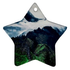 Whales Peak Star Ornament (two Sides) by goljakoff