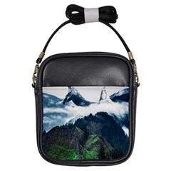 Whales Peak Girls Sling Bag by goljakoff