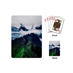 Whales Peak Playing Cards Single Design (mini) by goljakoff