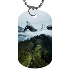 Whale Lands Dog Tag (one Side) by goljakoff