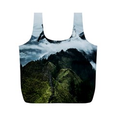 Whale Lands Full Print Recycle Bag (m) by goljakoff