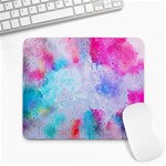 Rainbow paint Large Mousepads Front