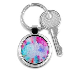 Rainbow Paint Key Chain (round) by goljakoff