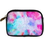 Rainbow paint Digital Camera Leather Case Front